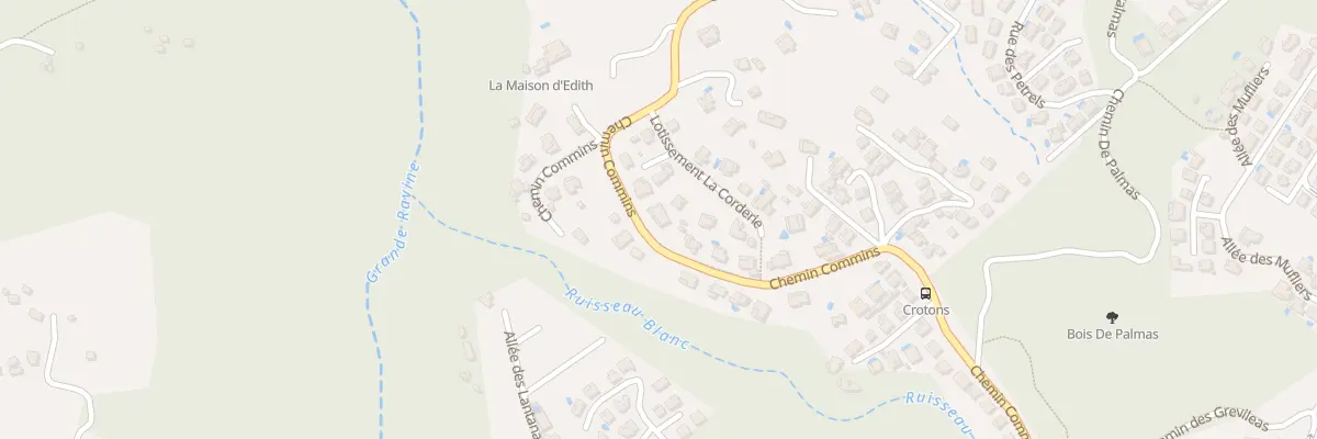 Plan du 42 Che Commins à Saint-Denis