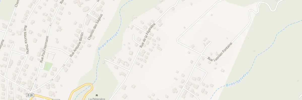 Plan du 86S Rue de la Pépinière à Saint-Louis