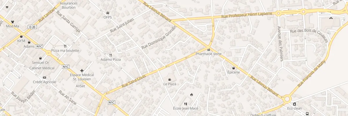 Plan du 109 Rue Saint-louis à Saint-Louis