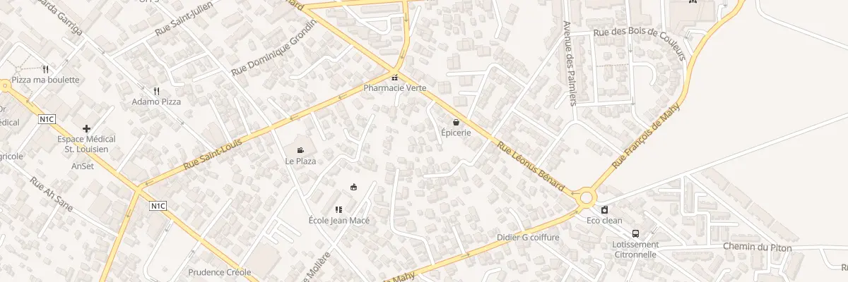 Plan du 112A Rue Léonus Bénard à Saint-Louis