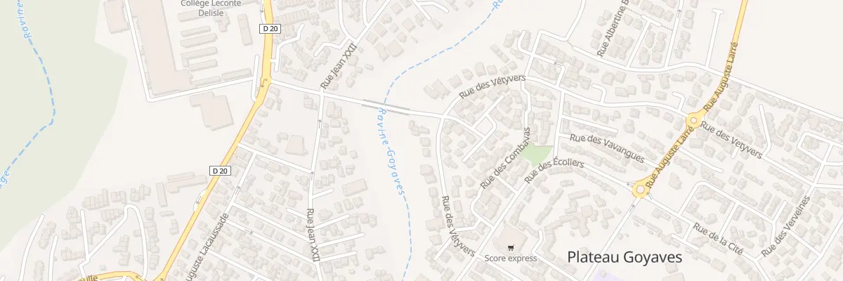 Plan du 19 Rue des Vetivers à Saint-Louis