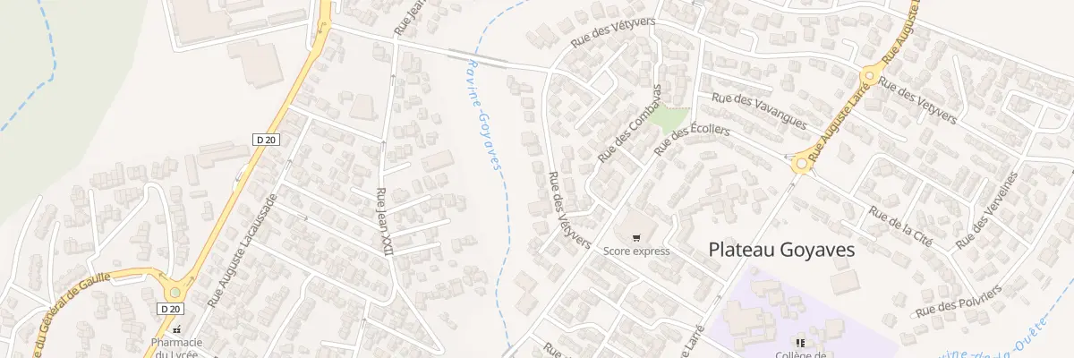 Plan du 9 Rue des Vetivers à Saint-Louis