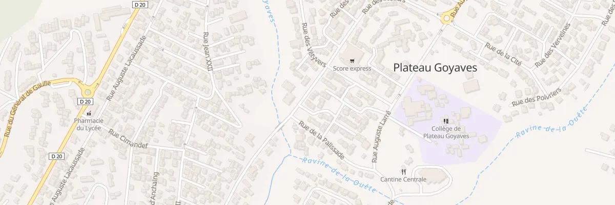 Plan du 6 Rue des Ecoliers à Saint-Louis