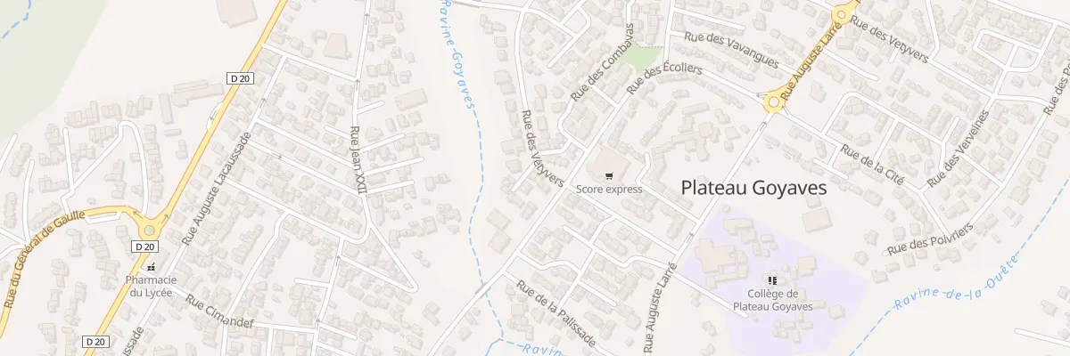 Plan du 1T Rue des Vetivers à Saint-Louis