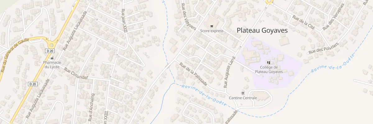 Plan du 138 Rue de la Palissade à Saint-Louis