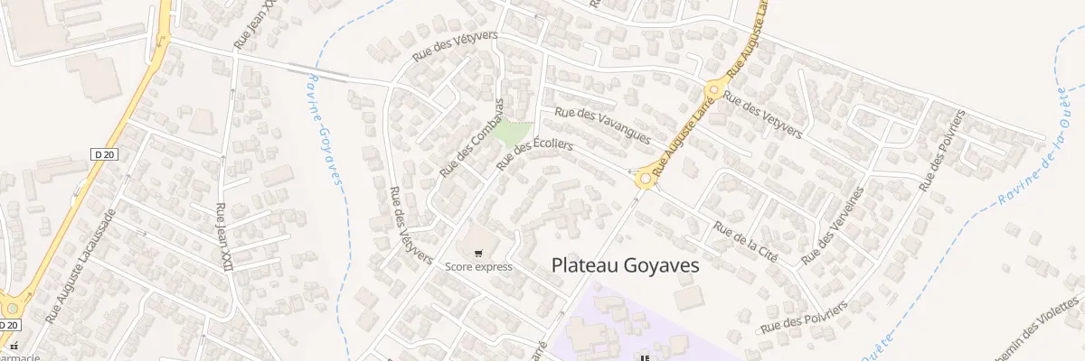 Plan du 40 Rue des Ecoliers à Saint-Louis