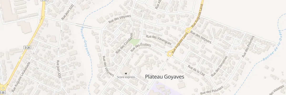 Plan du 90 Rue des Ecoliers à Saint-Louis