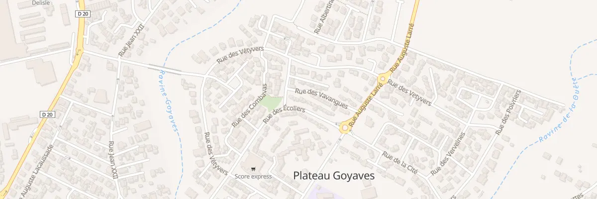 Plan du 79 Rue des Ecoliers à Saint-Louis