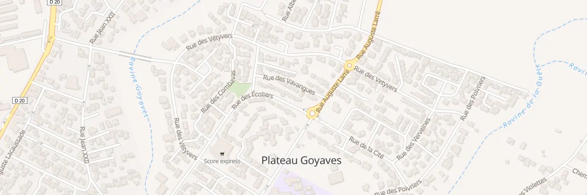 Plan du 95 Rue des Ecoliers à Saint-Louis