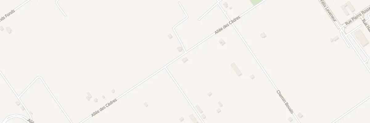 Plan du 21 All des Cedres à Saint-Pierre