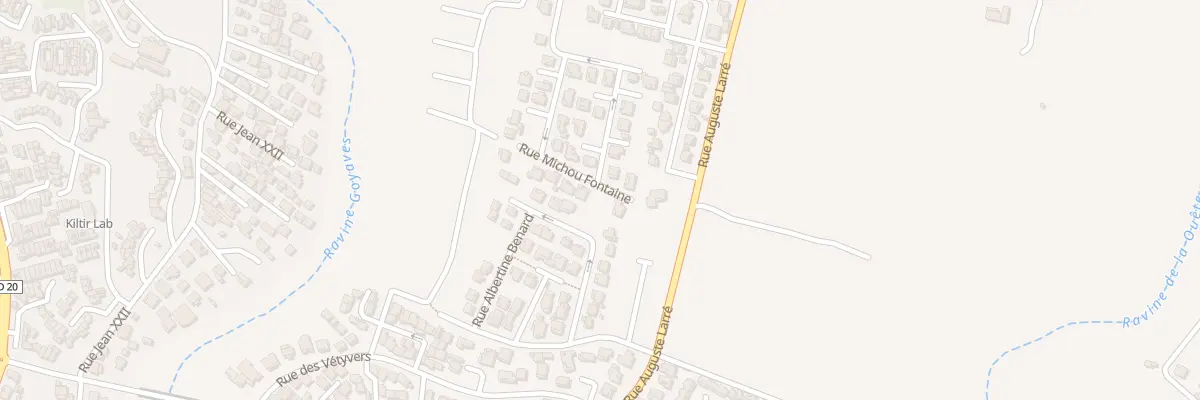 Plan du 3 Rue Michou Fontaine à Saint-Louis