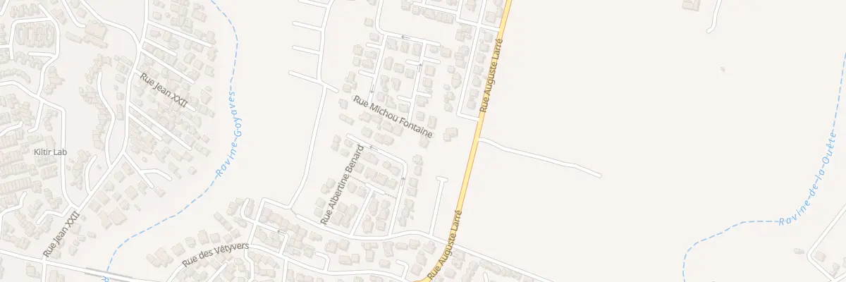 Plan du 1 Rue Michou Fontaine à Saint-Louis