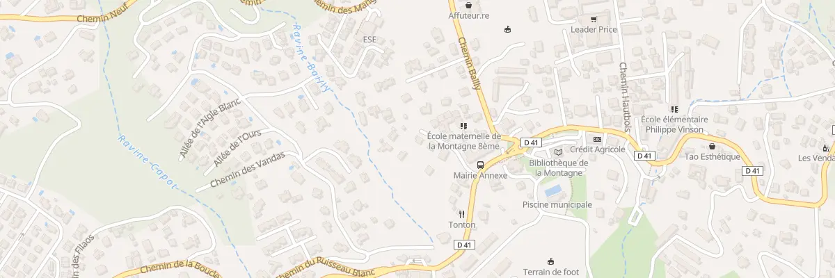 Plan du 60T Rte des Palmiers à Saint-Denis
