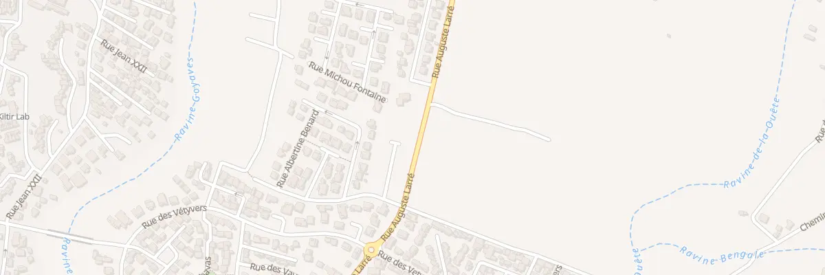 Plan du 2E Rue Albertine Benard à Saint-Louis