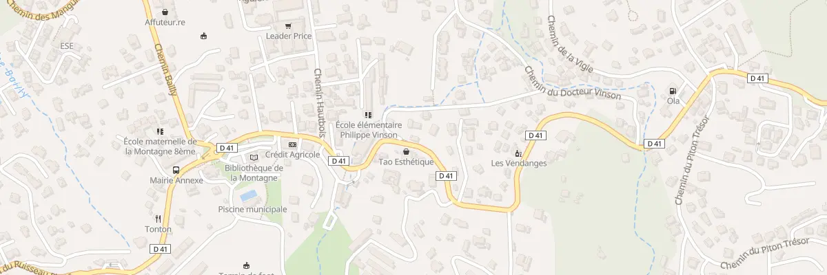 Plan du 20 Rte des Palmiers à Saint-Denis