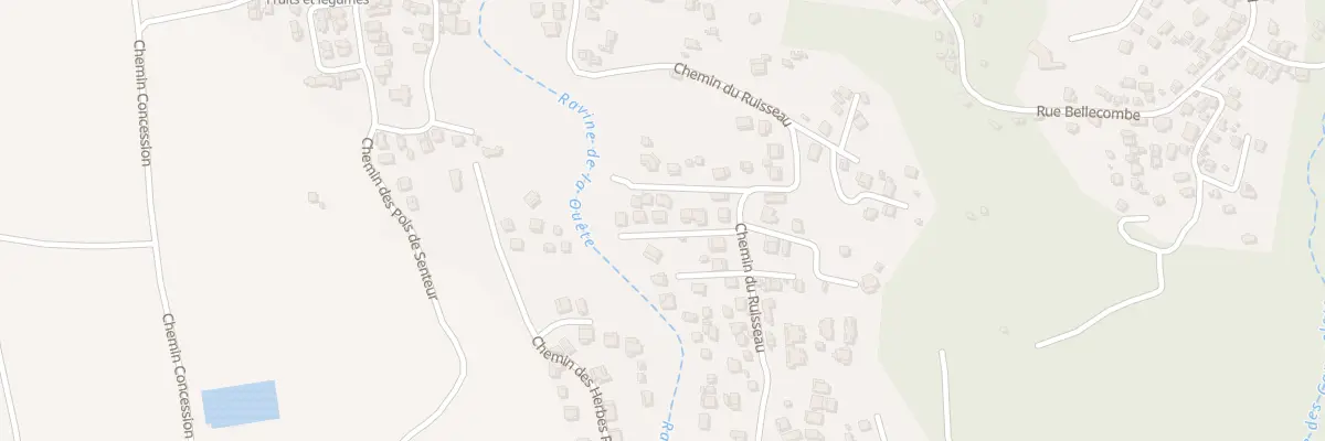 Plan du 18D Che du Ruisseau à Saint-Louis