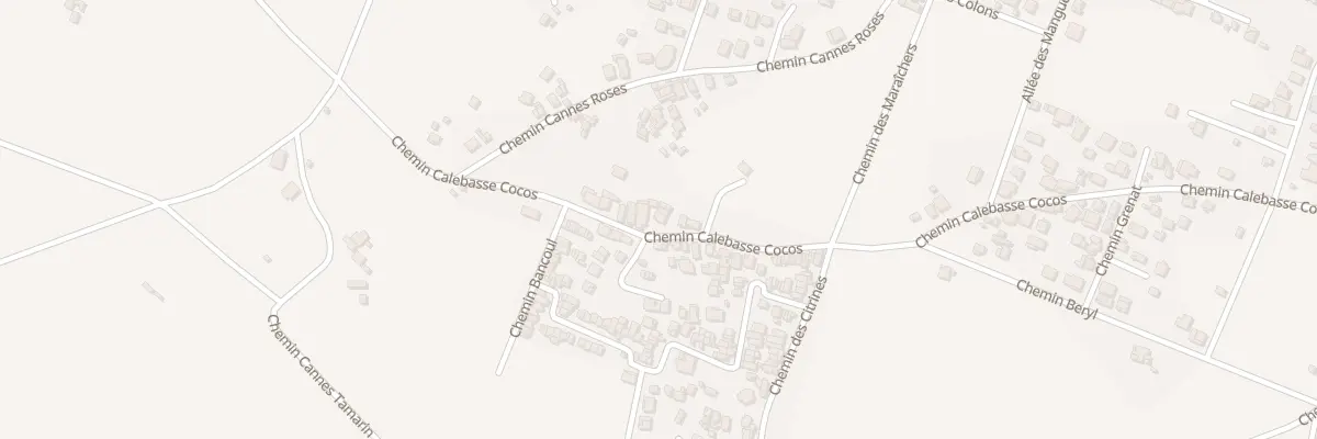 Plan du 65 Che Calebasses Cocos à Saint-Louis