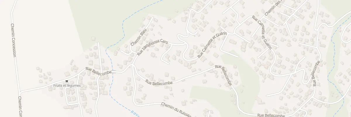 Plan du 2T Rue Calmette et Guérin à Saint-Louis