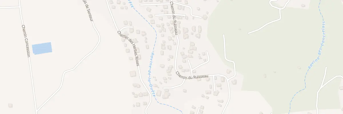 Plan du 44 Che du Ruisseau à Saint-Louis