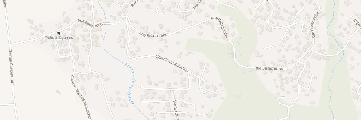 Plan du 13 Che du Ruisseau à Saint-Louis