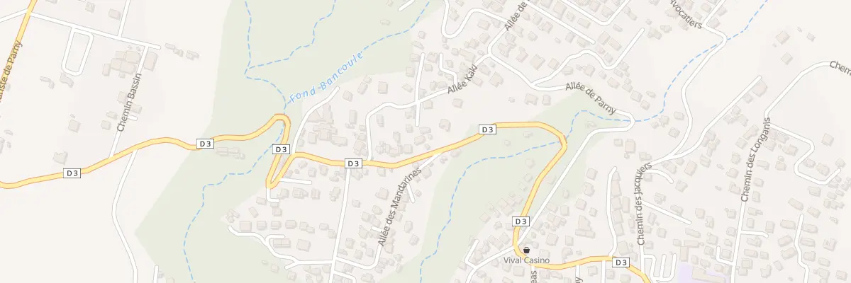 Plan du 47 Rue Hubert Delisle à Saint-Louis