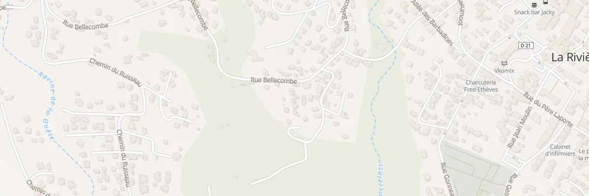 Plan du 57 Rue Bellecombe à Saint-Louis