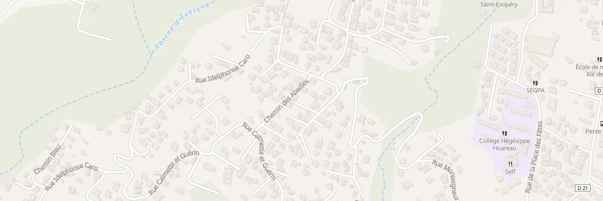 Plan du 64C Rue Msgr de Beaumont à Saint-Louis
