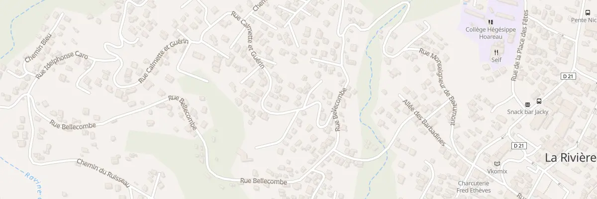 Plan du 51 Rue Calmette et Guérin à Saint-Louis