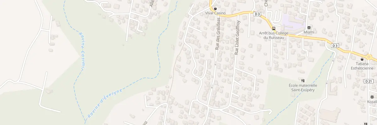 Plan du 28 Rue Msgr de Beaumont à Saint-Louis