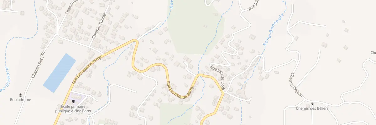 Plan du 86A Rue Evariste de Parny à Saint-Louis