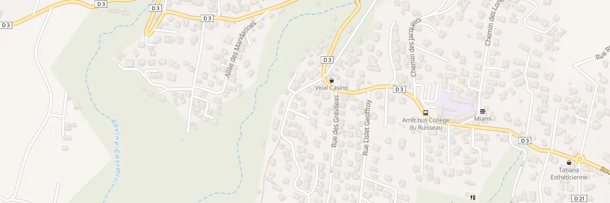 Plan du 5A Rue Msgr de Beaumont à Saint-Louis