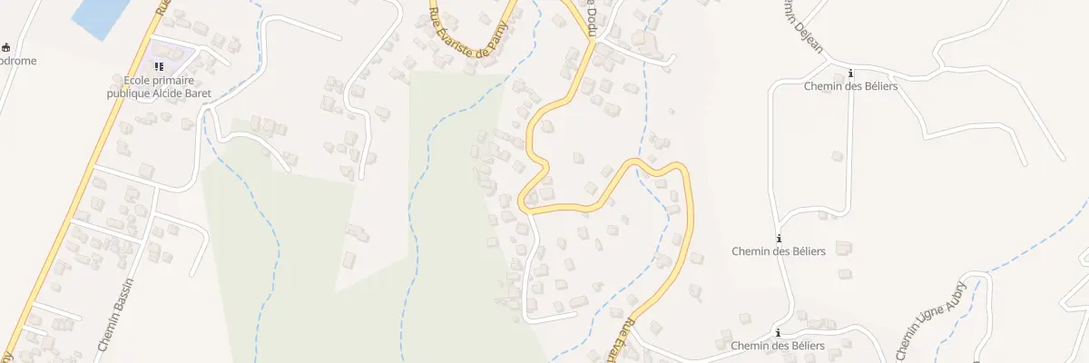 Plan du 72A Rue Evariste de Parny à Saint-Louis