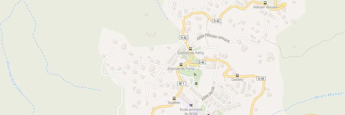 Plan du 5 Che de Lourdes Le Brule à Saint-Denis