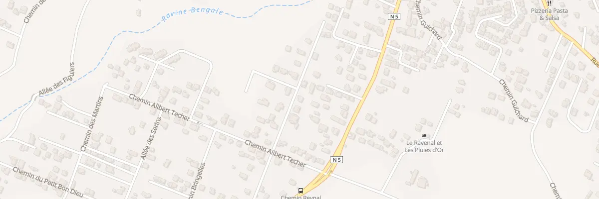 Plan du 1 Che des Papayes à Saint-Louis