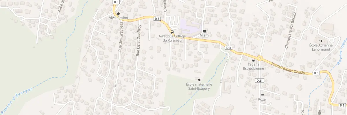 Plan du 86D Rue Hubert Delisle à Saint-Louis