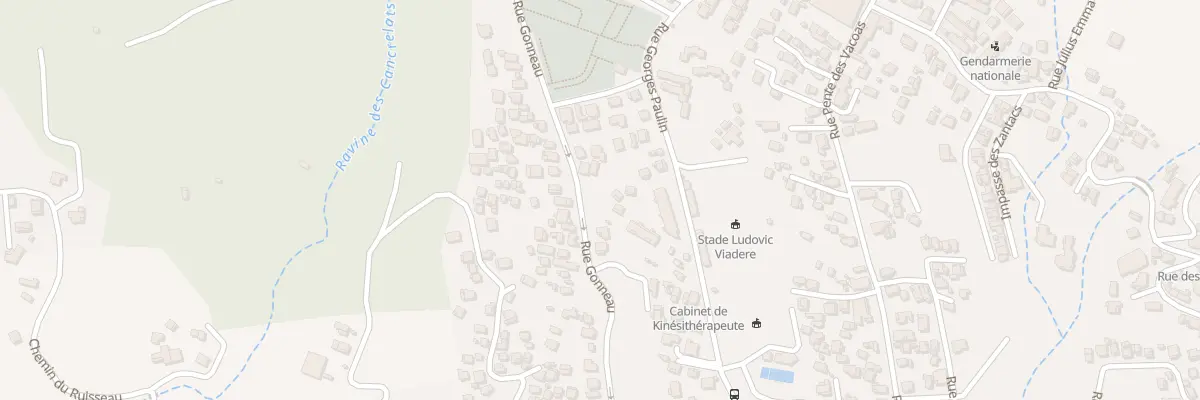 Plan du 42 Rue Gonneau à Saint-Louis