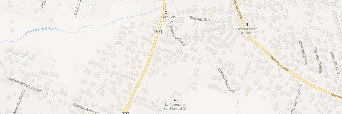 Plan du 116 Rte de Cilaos à Saint-Louis