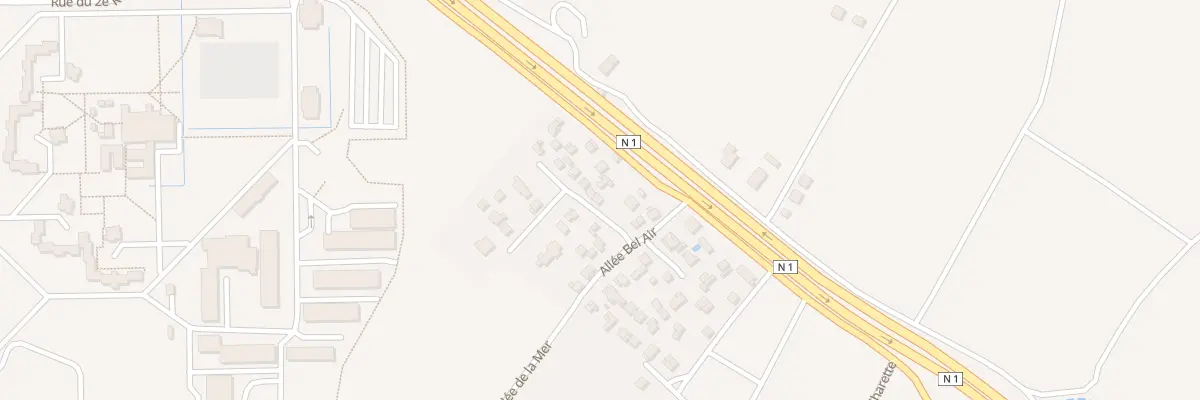 Plan du 6E All Bel Air à Saint-Pierre