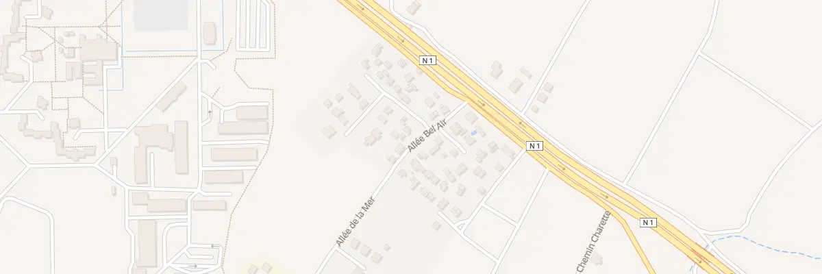 Plan du 4 All de la Mer à Saint-Pierre