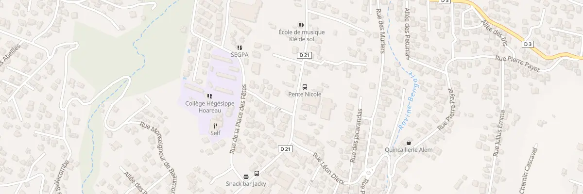 Plan du 49 Rue Pente Nicole à Saint-Louis
