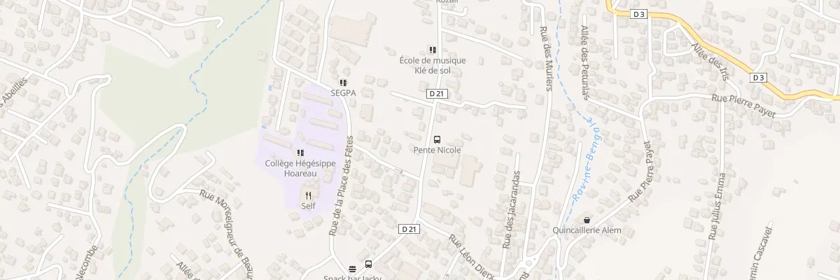 Plan du 51 Rue Pente Nicole à Saint-Louis