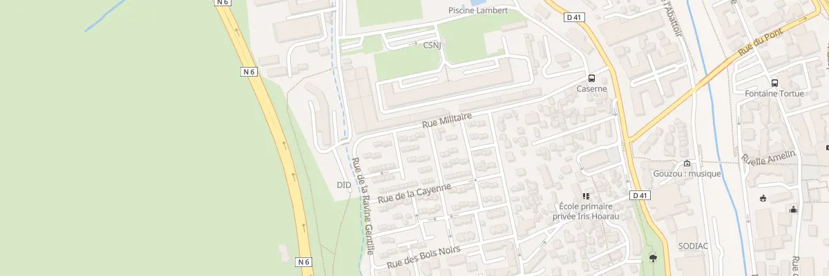 Plan du 22 Rue Militaire à Saint-Denis