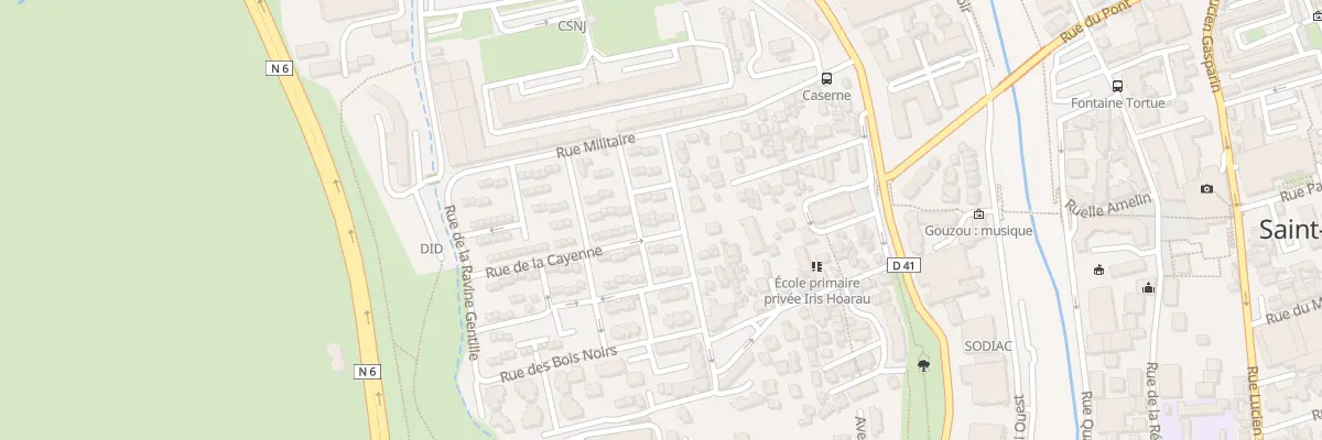 Plan du 41 Rue de la Cayenne à Saint-Denis