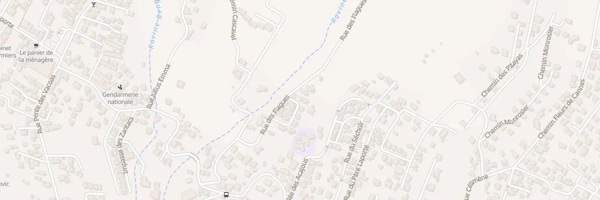 Plan du 38 Rue des Fiagues à Saint-Louis