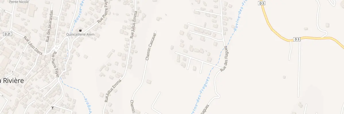 Plan du 37 Rue des Fiagues à Saint-Louis