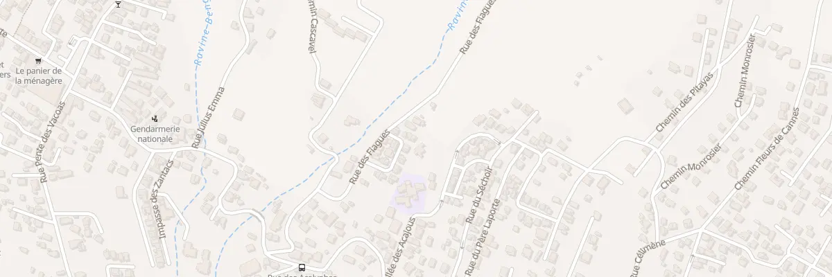Plan du 34 Rue des Fiagues à Saint-Louis