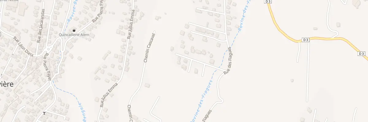Plan du 33A Rue des Fiagues à Saint-Louis