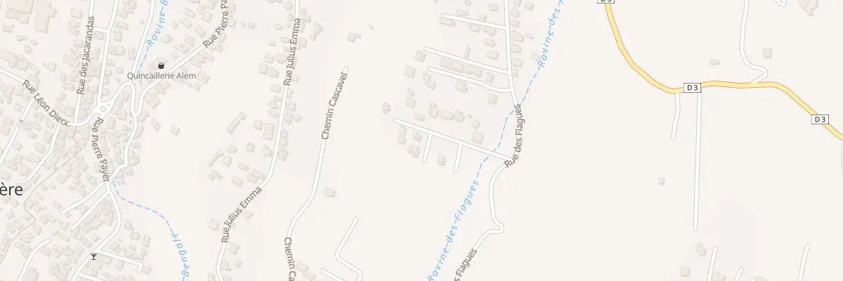 Plan du 33 Rue des Fiagues à Saint-Louis