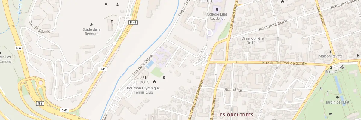 Plan du 20 Rpe Ozoux à Saint-Denis