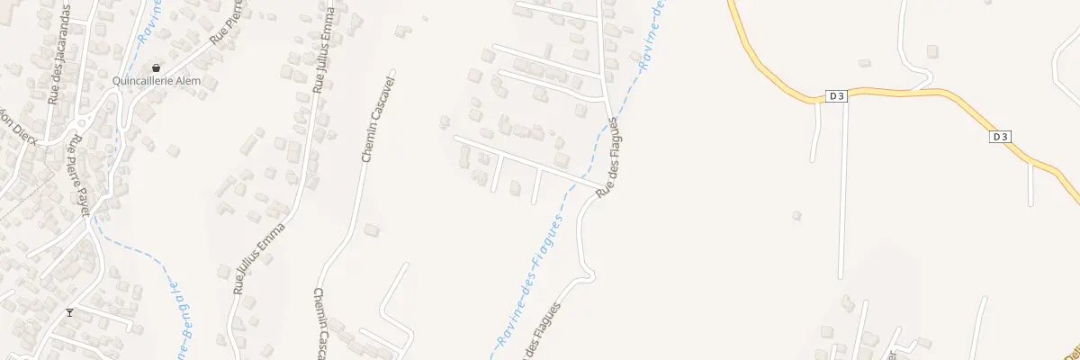 Plan du 23B Rue des Fiagues à Saint-Louis